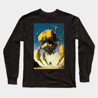 Giant Sci-Fi Mechanical Spider Long Sleeve T-Shirt